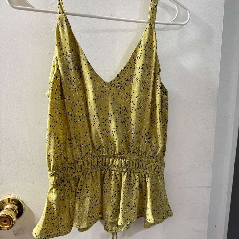 Sienna Sky Mustard Floral Blouse
